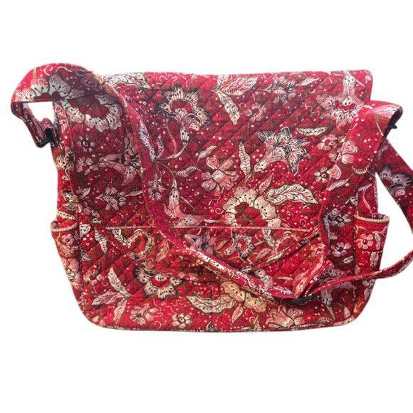 Stephanie Dawn Large Quilted Shoulder Bag Tote lots of pockets EUC - Picture 1 of 9